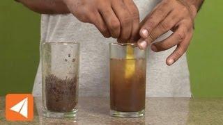 Sedimentation produces partially clear water | Solutions | Chemistry