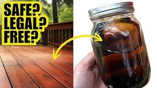 A FREE Wood Preservative That Last 100 YEARS For Decks And Fences