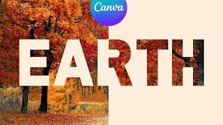 How to Create Text Mask Effect in Canva