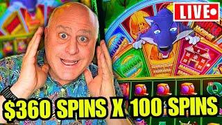 $360 SPINS! LARGEST BETS EVER ON HUFF N EVEN MORE PUFF!!!