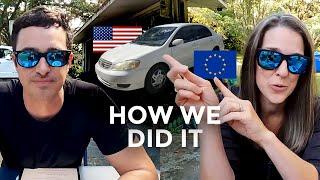 How To Ship A Car From America to Europe (our process)