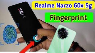 Realme narzo 60x 5g display fingerprint setting/Realme fingerprint screen lock/fingerprint sensor