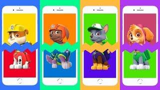 Wrong Heads Paw Patrol Wrong Phones Iphone X Learn Colors Finger Family Song Nursery Rhymes for Kids