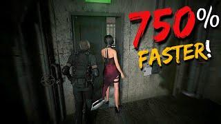 Resident Evil 2 but Leon is 750% FASTER!