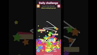 Squiggle drop - daily challenge | knock the blocks #dinsun #applearcade #squiggledrop