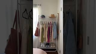 Unbox my new clothing rack with me!#storage #bedroom #bedroominspo #bedroomideas #storagehacks