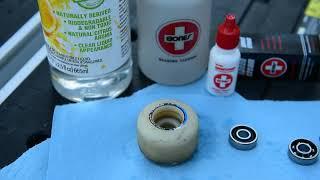 Skateboard Bearing Clean Up