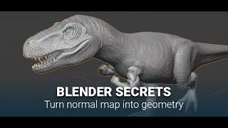 Convert Normal Map to Geometry (for 3D printing or sculpting)