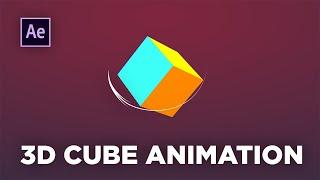 3D Animation of Cube in After Effects - After Effects Tutorial | Graphics Coder