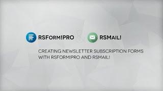 How to create a newsletter subscription form in Joomla!