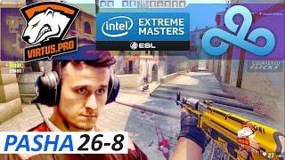 pashaBiceps POV 26-8 CS:GO - Cloud9 vs Virtus Pro [Mirage] IEM Katowice 2017