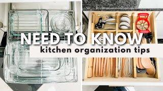 5 TIPS FOR A MORE ORGANIZED KITCHEN | How to make your kitchen storage spaces more functional