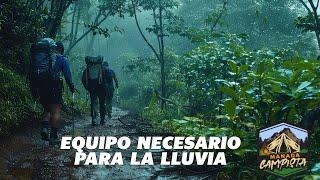 5 ARTICULOS NECESARIOS para la LLUVIA en un CAMPAMENTO