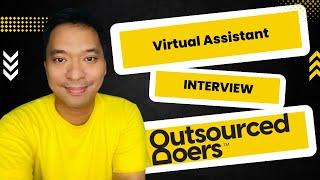 Actual Virtual Assistant Interview [ No experience ]