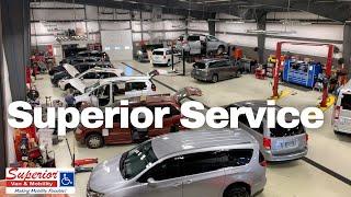 Superior Service - Important OEM-recommended Routine Conversion Maintenance on Wheelchair  Vans