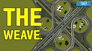 How I FIXED the Cloverleaf Interchange in Cities Skylines (Removing the Weave)