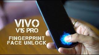 Vivo V15 Pro In-display Fingerprint Scanner and Face Unlock - Good security features?