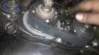 2001 mitsubishi galant timing belt installation