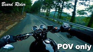 [042] POV Only  Bonneville T120 Afternoon Ride | Pure Exhaust Sound [2024 Summer]