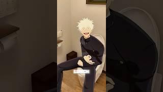 Hollow Brown: version 4 Gojo vs Toji in the bathroom  #anime #jjk #jujutsukaisen #gojo #toji