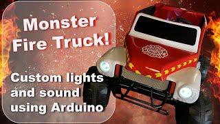 Monster Fire Truck From Salvaged Grave Digger !