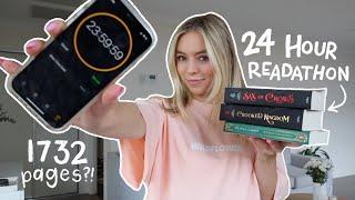 24 HOUR READATHON!  4 books, finishing 3 series & favourite booktubers!