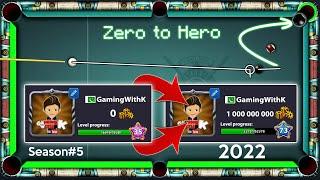 LONDON to BERLIN - Zero to 1 Billion Coins Season#5 - Zero to Hero in 8 Ball Pool  GamingWithK