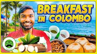 Breakfast Food in Colombo | Kola Kande, Sri Lanka King Coconut & More | Veggie Paaji