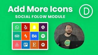 How To Add More Social Media & Brand Icons To The Divi Social Follow Module