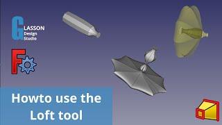 Howto use the Loft Tool in FreeCAD's Part Design Workbench