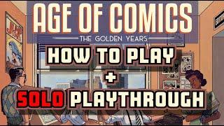 Age of Comics: The Golden Years - How to Play + Playthrough