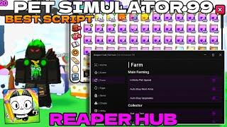 [NEW!] BEST Pet Simulator 99 Script GUI: Reaper Hub | Insta Farm, Pet Dupe & More! Pastebin 2025