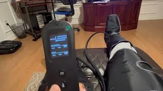 SHINE WELL Leg Compression Massager for Circulation Review, Easy to operate compression leg massager