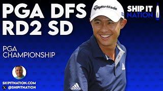 PGA Round 2 Showdown | May 16, 2025 | DraftKings DFS Picks, Plays and Process