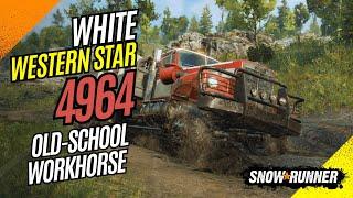 SnowRunner - White Western Star 4964 Ultimate Review