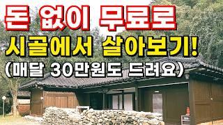 시골집 임대_돈 없이 무료로 시골에서 살아보기!_월30만원받고,숙식도무료로 농촌에서 살아보기!_전원주택월세_돈없이 시골집 구하기_귀농귀촌,전원주택,전원생활,촌집,시골빈집,시골부부