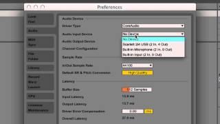 Ableton Live 9 Tutorial - Part 1: Audio Interface Setup