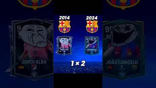 FC Barcelona 2014 VS FC Barcelona 2024!  #eafcmobile