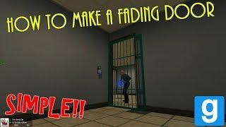 How To Make A Fading Door With Keypads (Simple) | Garry's Mod DarkRP Tutorials Ep 1