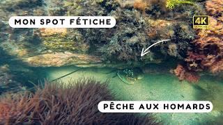 Je vous apprend à pêcher des homards en apnée ! Chasse sous marine Bretagne sud