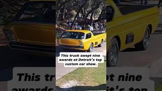This truck swept nine awards at Detroit's top custom car show.#shorts #car #edit #shortvideo #cars