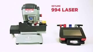 Electronic key cutting machine for decoding and cutting automotive laser keys   Keyline 994 Laser