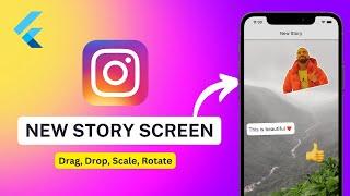 How to drag, drop, scale & rotate widgets in Flutter like Instagram