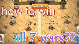 Tips and tricks to win all 7 wars in cwl | Tamil | VK play games