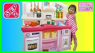 Cooking Food Toys Step 2 Kitchen Just Like Home Fun with Friends Kitchen Playset @DaeleneFP