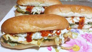 Karachi Ka Mashoor Anday Wala Burger Recipe | Special Egg Burger Recipe | Karachi Street Food