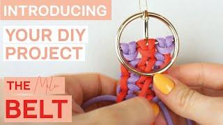 Introducing: The Mila Belt | Your next macramé DIY project | JULIANA MARTEJEVS | Ready-to-Craft