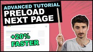 Advanced Wordpress Optimization - Preload / Prefetch next pages (Flying Pages Plugin)