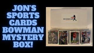 JON'S SPORTS CARDS BOWMAN BASEBALL CARD MYSTERY BOX!