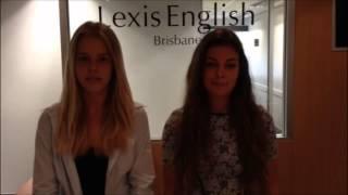 Milena and Karina from Hungary at Lexis Brisbane